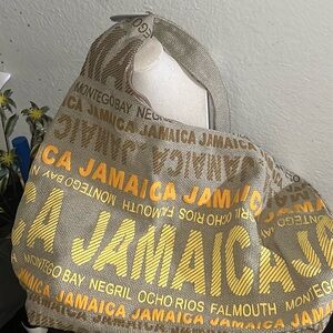 Robin Ruth Bag Jamaica hobo shoulder yellow orange gray very clean